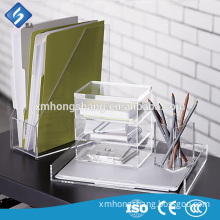 Latest Product! 2016 High Quality School Clear Acrylic Office File Supplies Acrylic Book Tray